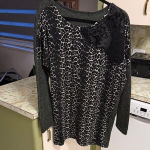 Leopard Print Women's Top